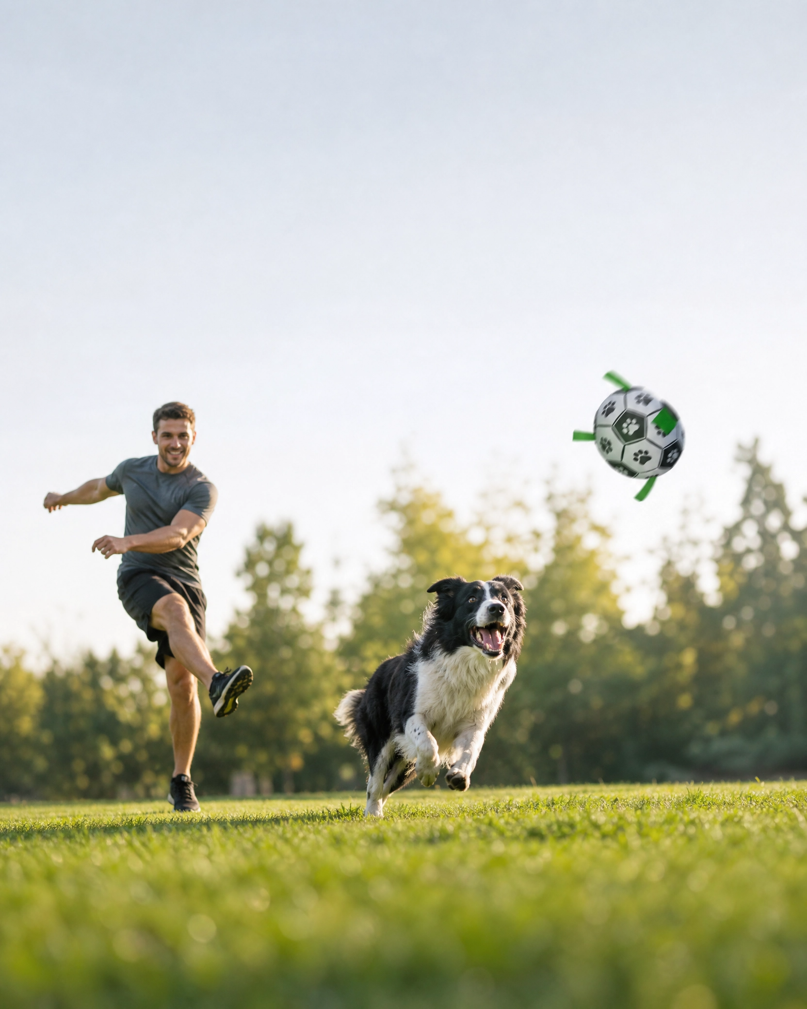 Pawsy™ PlayBall | Premium Interactive Dog Football