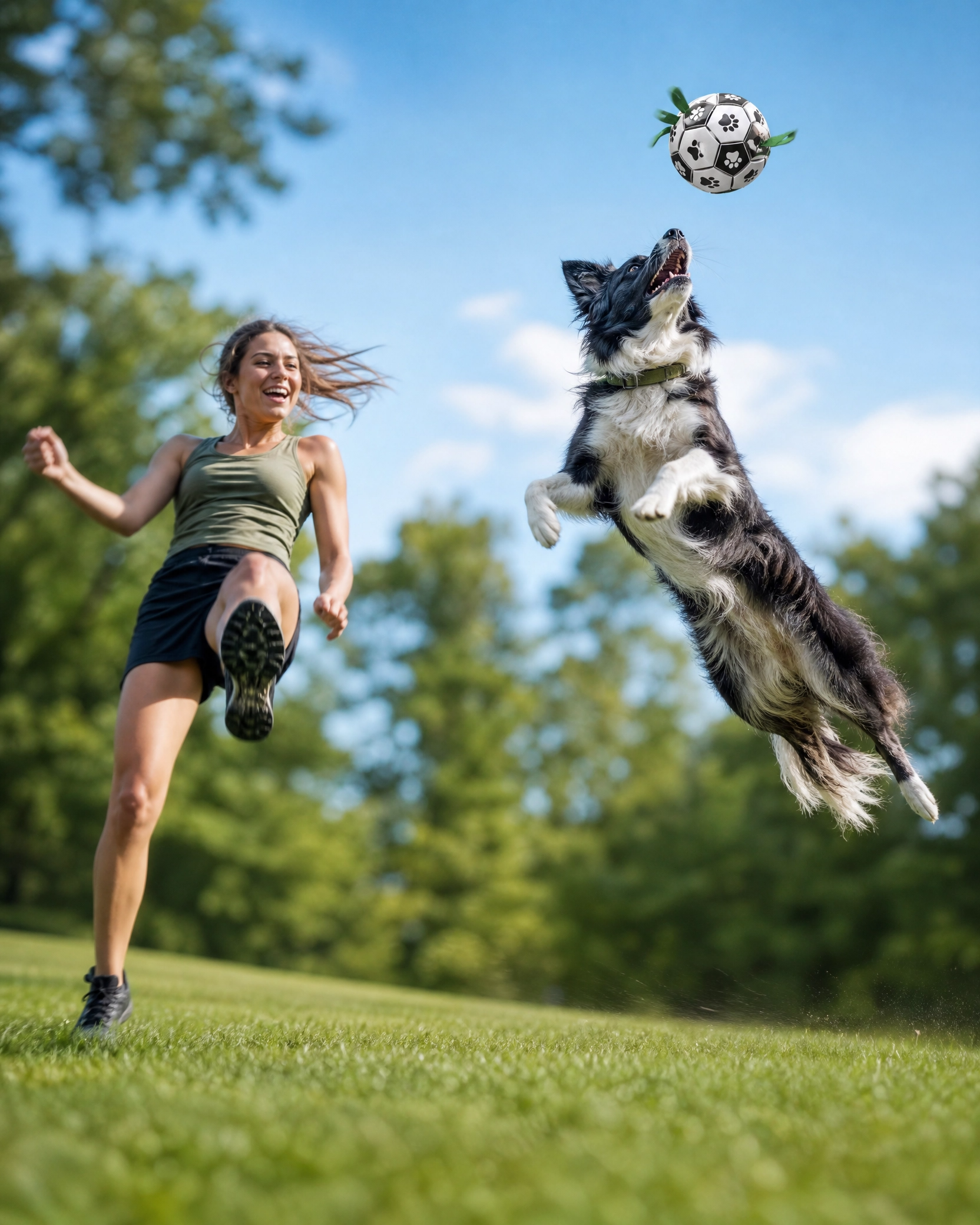 Pawsy™ PlayBall | Premium Interactive Dog Football