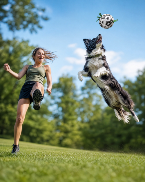 Pawsy™ PlayBall | Premium Interactive Dog Football